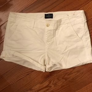 American Eagle White Shorts